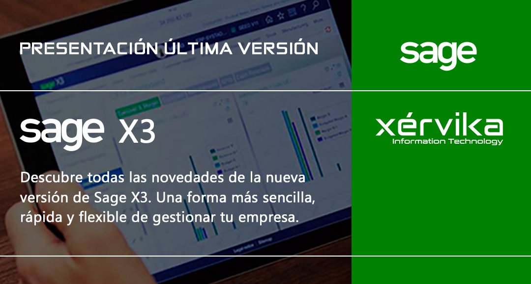 Presentación de la última versión de Sage X3