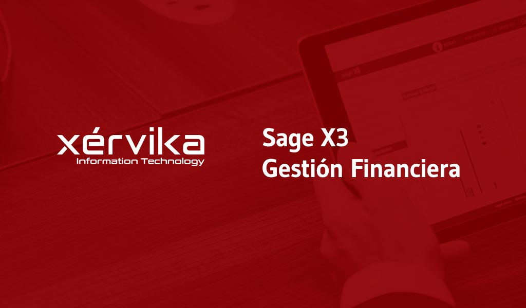 Sage X3 Gestión Financiera