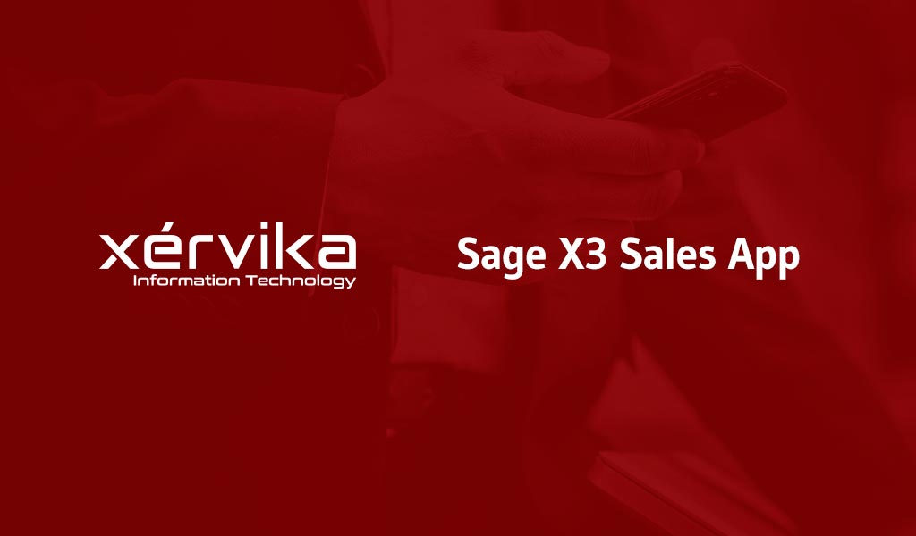 Sage X3 Sales App